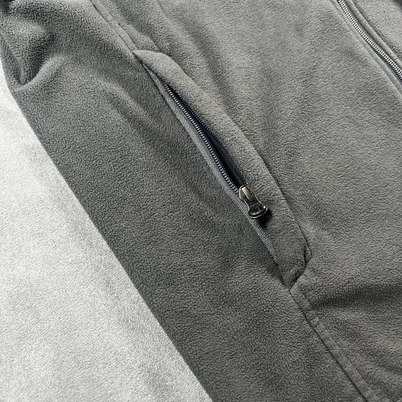 REI Full Zip Fleece Jacket Mens Large Black Long Sleeve Mock Neck Pockets - Picture 11 of 14